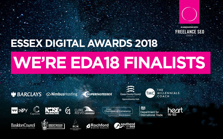 MC+Co Finalists at Essex Digital Awards 2018